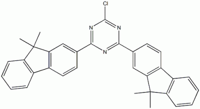 2-氯-4,6-双(9,9-二甲基芴-2-)1,3,5-三嗪